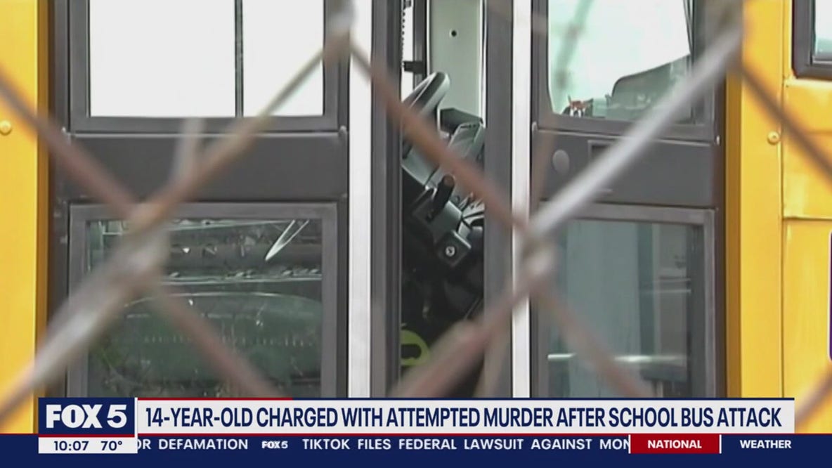 14-year-old charged with attempted murder after school bus attack